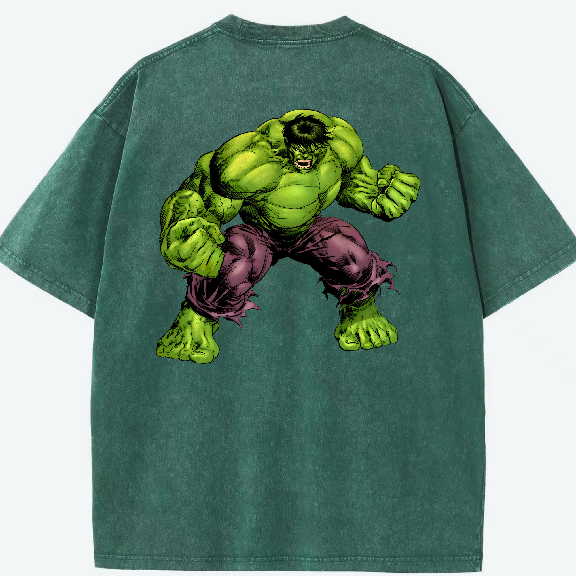 （画像用） アベンジャーズ The Avengers 綿100% ヴィンテージ風 半袖Tシャツ（背面プリント）